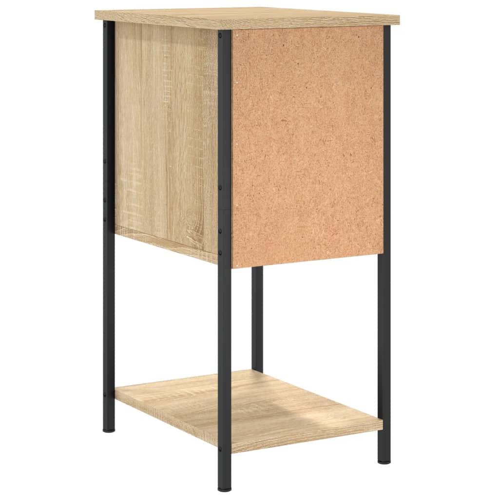 Bedside tables 2 pcs Sonoma oak engineered wood 32x42x70 cm