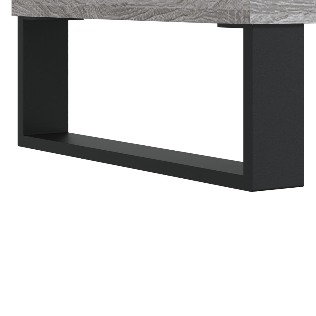 Sonoma grey engineered wood coffee table 102x44.5x50 cm