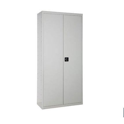 Armario multiusos | Accesorio con 2 puertas y 4 estantes | Material: acero | Medidas: 180 x 80 x 40 cm