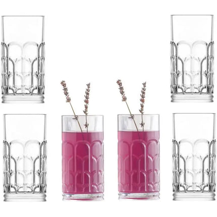 Conjunto de 6 copos 390cc Archie - 4/16 jogos