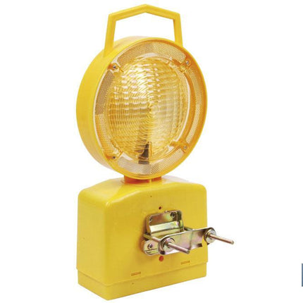 Lámpara Baliza de Señalización en Obras | Incluye Sensor de Oscuridad | Color Amarillo