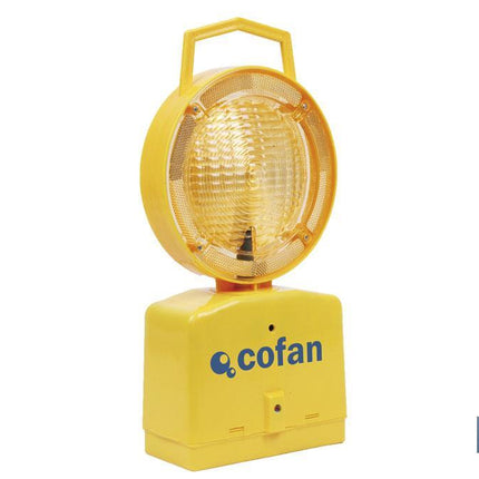 Lámpara Baliza de Señalización en Obras | Incluye Sensor de Oscuridad | Color Amarillo