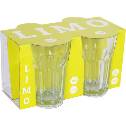 SET 4 VASOS 360CC LIMO