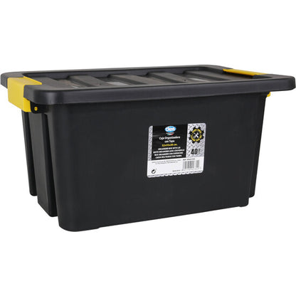 BRICO 40L ORGANISER BOX WITH LID