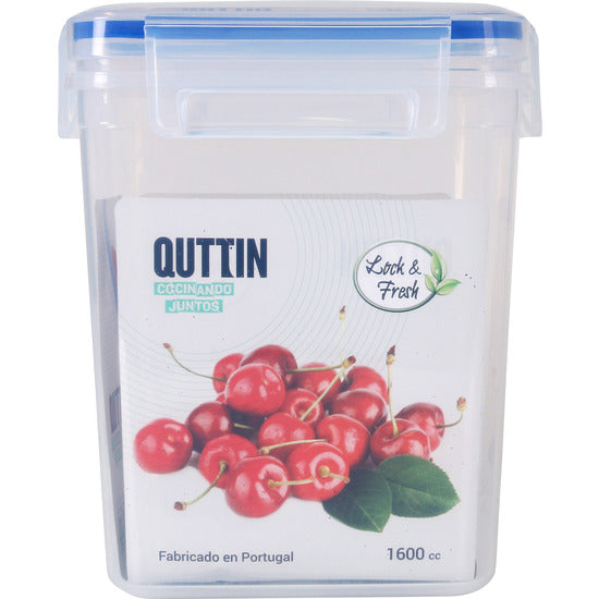 QUTTIN 1600CC RECTANGULAR HERMETIC LUNCH BOX