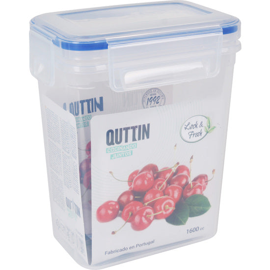 QUTTIN 1600CC RECTANGULAR HERMETIC LUNCH BOX