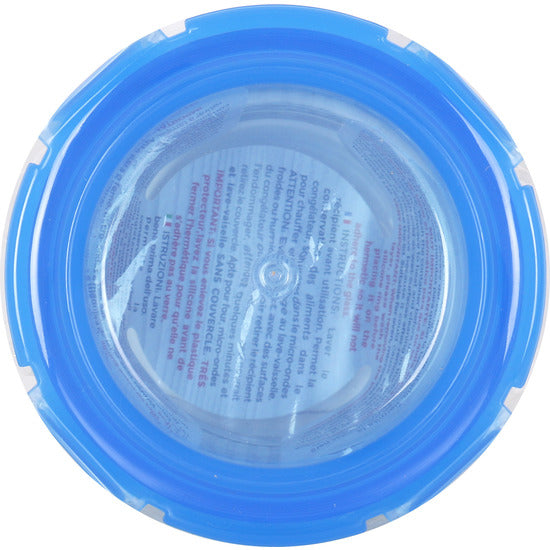 ROUND LUNCH BOX WITH BLUE LID 9X66CM QUTTIN