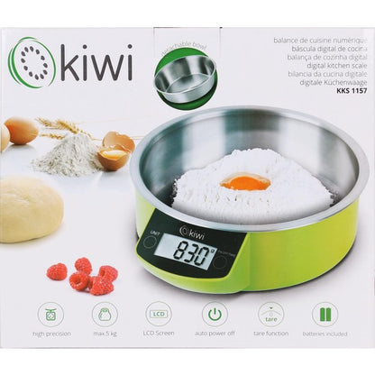 DIGITAL KITCHEN SCALE 5KG STAINLESS STEEL BOWL