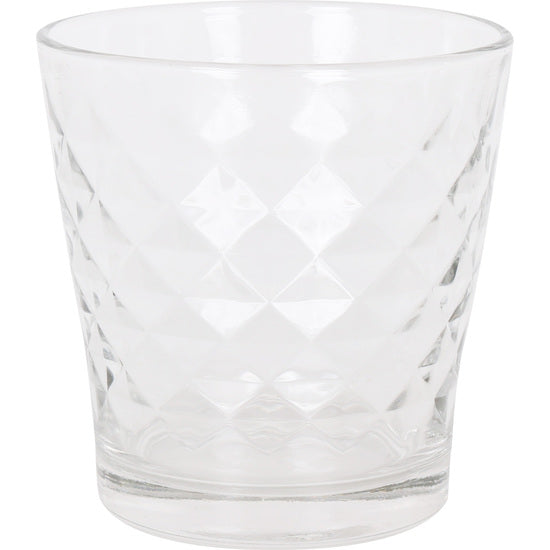 SET OF 6 GLASSES 290CC ROCK DIAMONDS