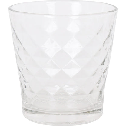 SET OF 6 GLASSES 290CC ROCK DIAMONDS