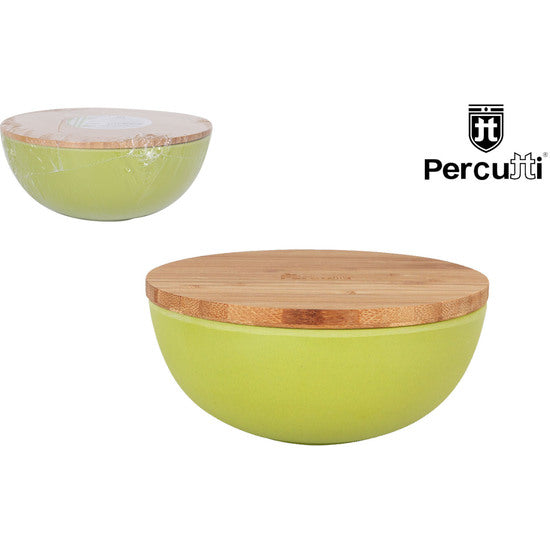 CUENCO FIB.BAMBU C/TAPA BAMBU 14CMLEGNO