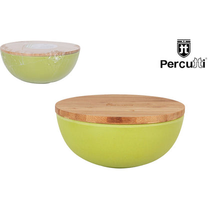 CUENCO FIB.BAMBU C/TAPA BAMBU 14CMLEGNO