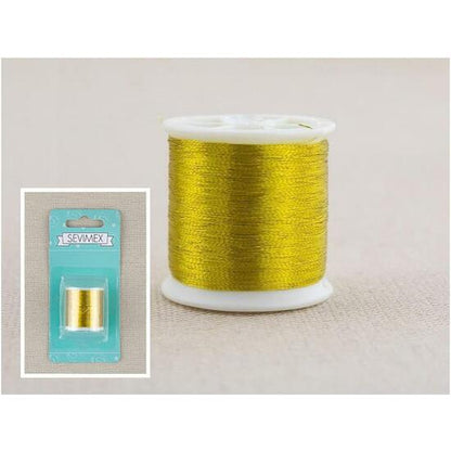 GOLDEN METALLIC THREAD 100 MT.