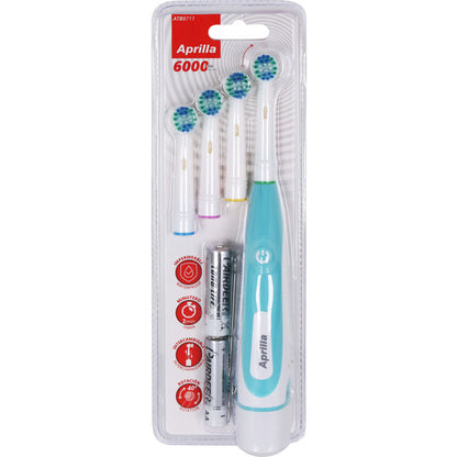 ELECTRIC TOOTHBRUSH +3 REFILLS - ASSORTED COLORS