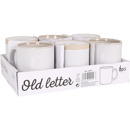 STRAIGHT MUG 380CC OLD LETTER