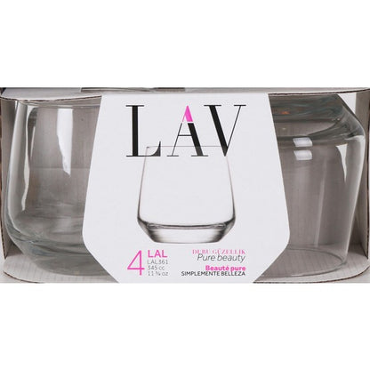 SET 4 VASOS WHISKY 345CC LAL