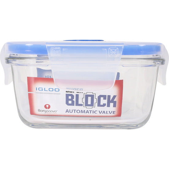 HERMETIC 11CM WITH SUPER BLOCK SQUARE VALVE LID