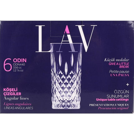 SET 6 VASOS 356CC ODIN