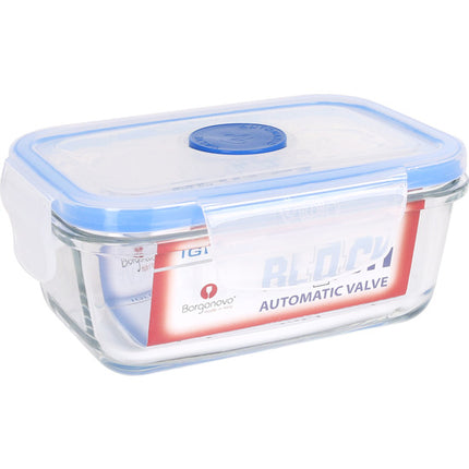 HERMÉTICO 14X10CM COM TAMPA DE VÁLVULA SUPERBLOCK RETANGULAR