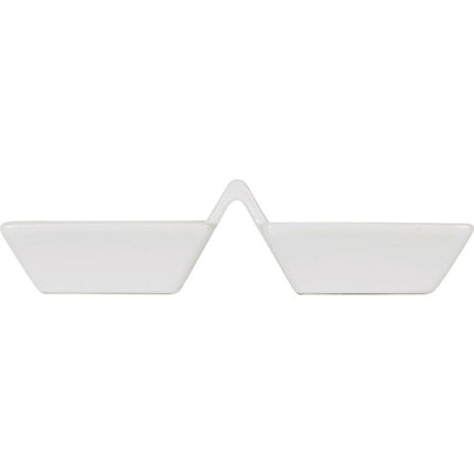 MINI BOL DOBLE BLANCO 17.5X7.8X4.2CM YUMMY