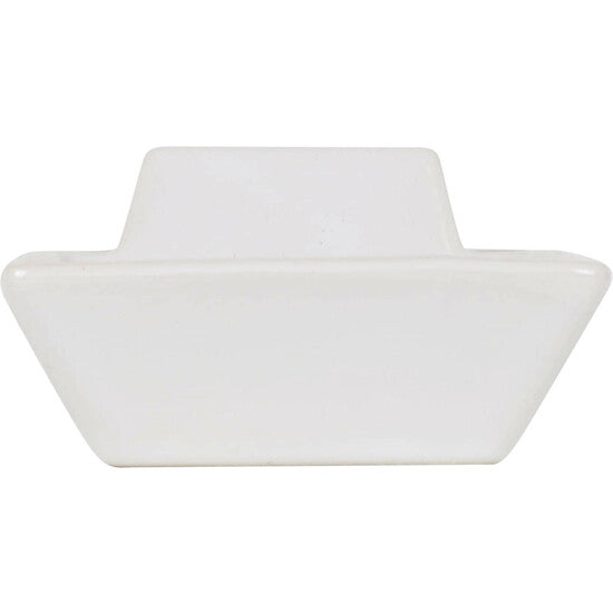 MINI DOUBLE WHITE BOWL 17.5X7.8X4.2CM YUMMY