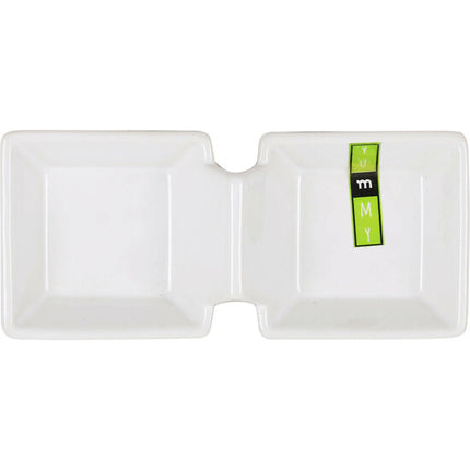 MINI BOL DOBLE BLANCO 17.5X7.8X4.2CM YUMMY