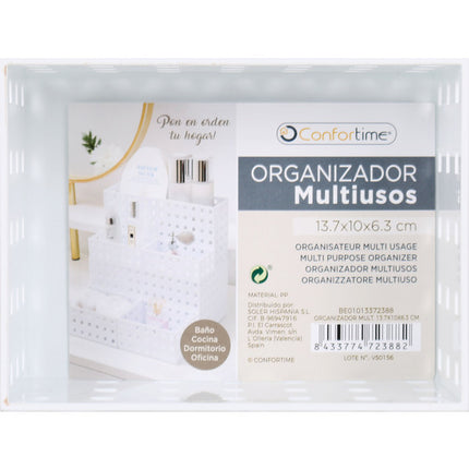 7 ORGANIZADORES MULTIUSOS 13.7X10X6.3CM CONFORTIME