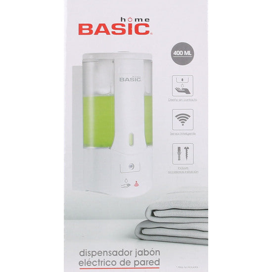 ELECTRIC SOAP DISPENSER WALL MOUNTED ABS - BASIC HOME