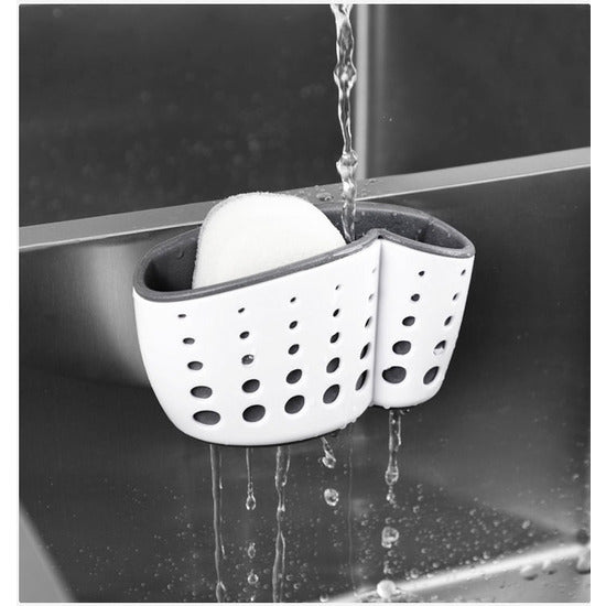 QUTTIN SUCTION CUP KITCHEN CLEANING ORGANIZER