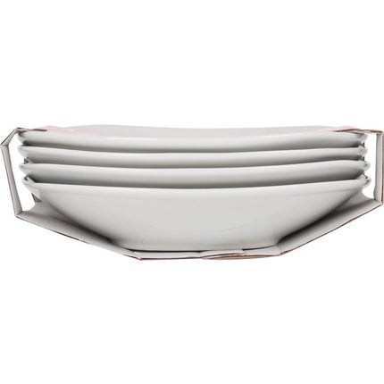 SET OF 4 CONNOR 21CM SQUARE DEEP PLATES