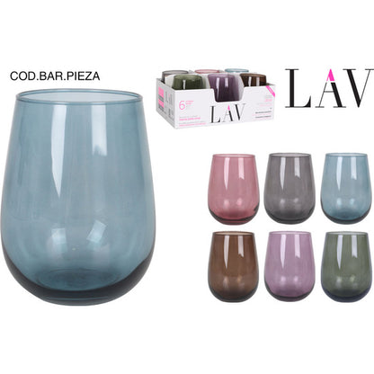 set de vasos colores