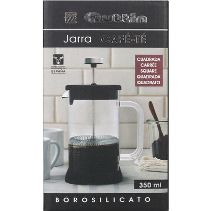 BOROSS COFFEE JUG 350ML SQUARE QUTTIN