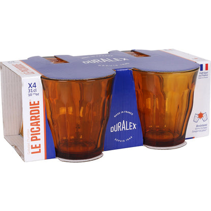 SET 4 VASO 31CL AMBAR PICARDIE