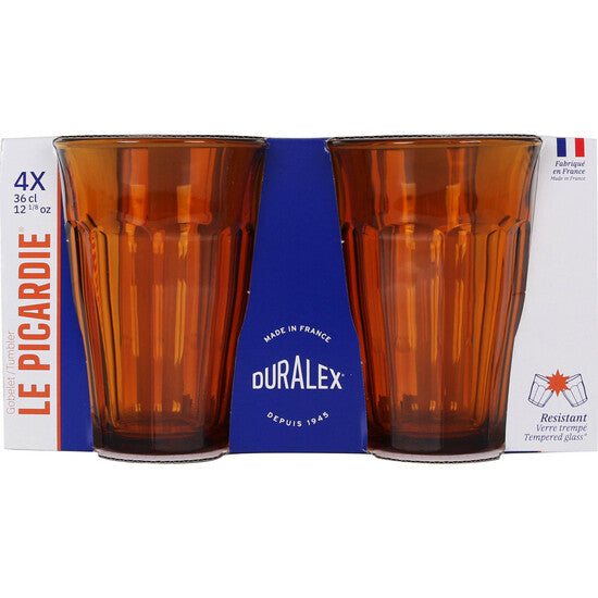 SET 4 VASO 36CL AMBAR PICARDIE