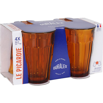 SET 4 VASO 36CL AMBAR PICARDIE