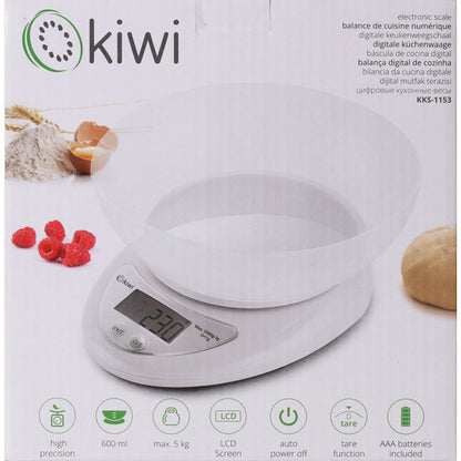 DIGITAL KITCHEN SCALE 5KG BOWL 600ML