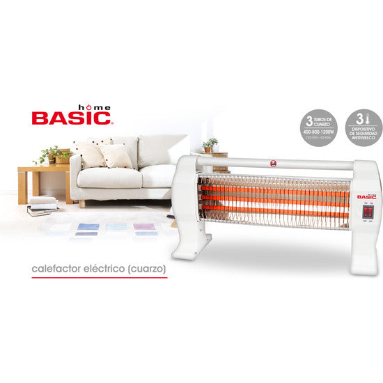 BASIC HOME 600W1200W ELECTRIC HEATER