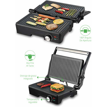 DOUBLE GRILL 1600W GRILL:28X18 180/105 APER