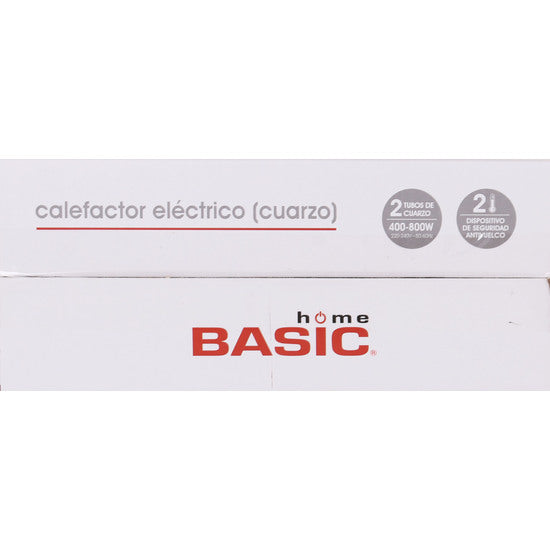 4 Calefactores electricos 400 800w basic home