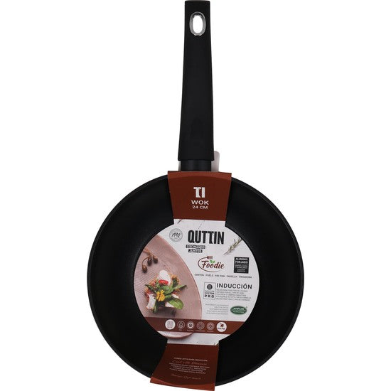 SARTEN WOK 24CM FOODIE QUTTIN