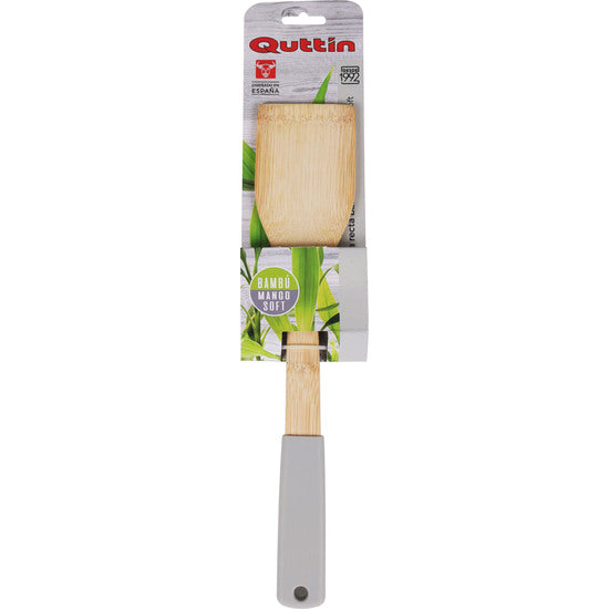 STRAIGHT BAMBOO SHOVEL 30CM SOFT HANDLE QUTTIN