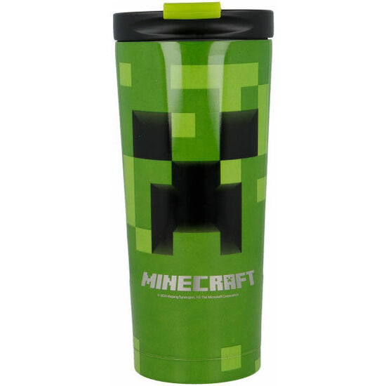 VASO TERMO ACERO INOXIDABLE MINECRAFT 425ML