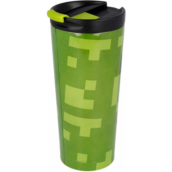 VASO TERMO ACERO INOXIDABLE MINECRAFT 425ML