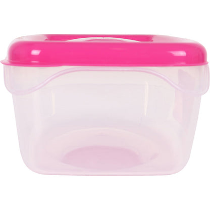 1L RECTANGULAR HERMETIC MICROWAVE LUNCH BOX - ASSORTED COLOURS