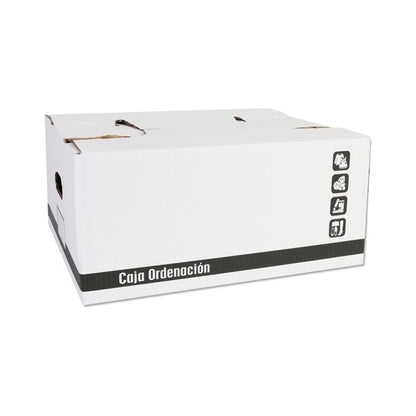 WHITE EASY CLOSE STORAGE BOX 45X35X20CM