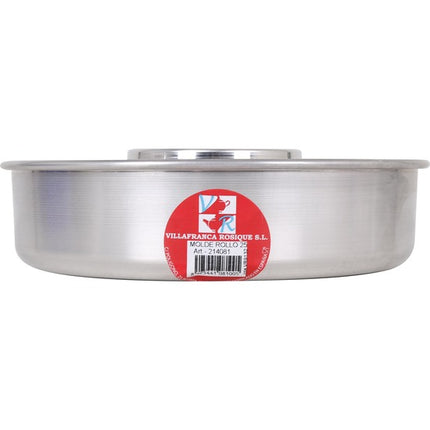 6 ALUMINUM ROLL MOLDS 25CM