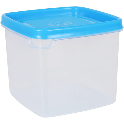 10 SQUARE LUNCH BOXES 0.75L - ASSORTED COLORS