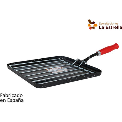 SQUARE GRILL WITH 23CM MARBLED GRILL