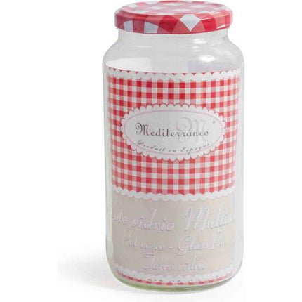 Pote de vidro multiuso com tampa, de 250cc a 1000cc