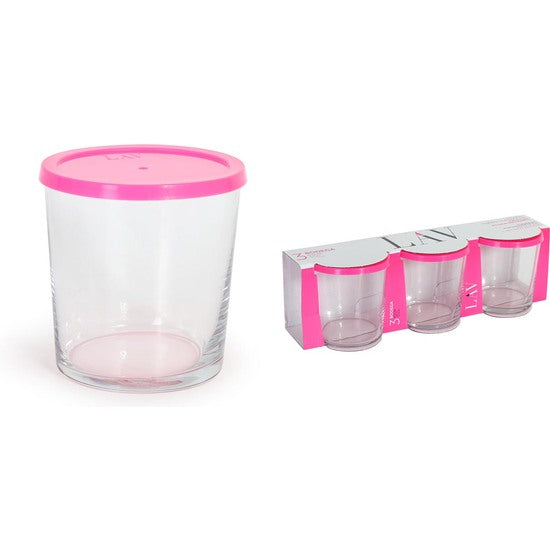 SET 3 VASOS PINTA 340CC BODEGA